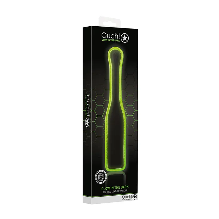 Fairvillacom Female Sex Toys Ouch GITD Paddle Neon Green