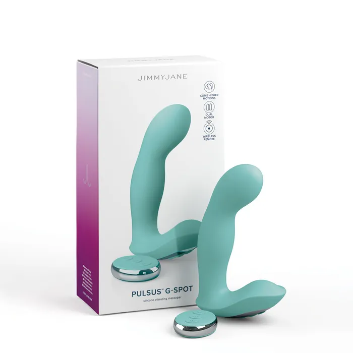 JimmyJane Pulsus GSpot Vibrator with Remote Teal ShhhWndsr Female Sex Toys JimmyJane Pulsus GSpot Vibrator with Remote Teal ShhhWndsr Female Sex Toys