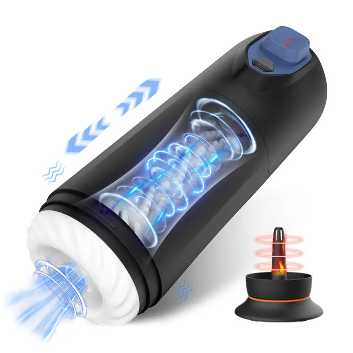 KERERO Male Sex Toys Cyrus Male Masturbator with Thrusting Vibration Heating Function Auto Dryer Included KERERO Male Sex Toys Cyrus Male Masturbator with Thrusting Vibration Heating Function Auto Dryer Included