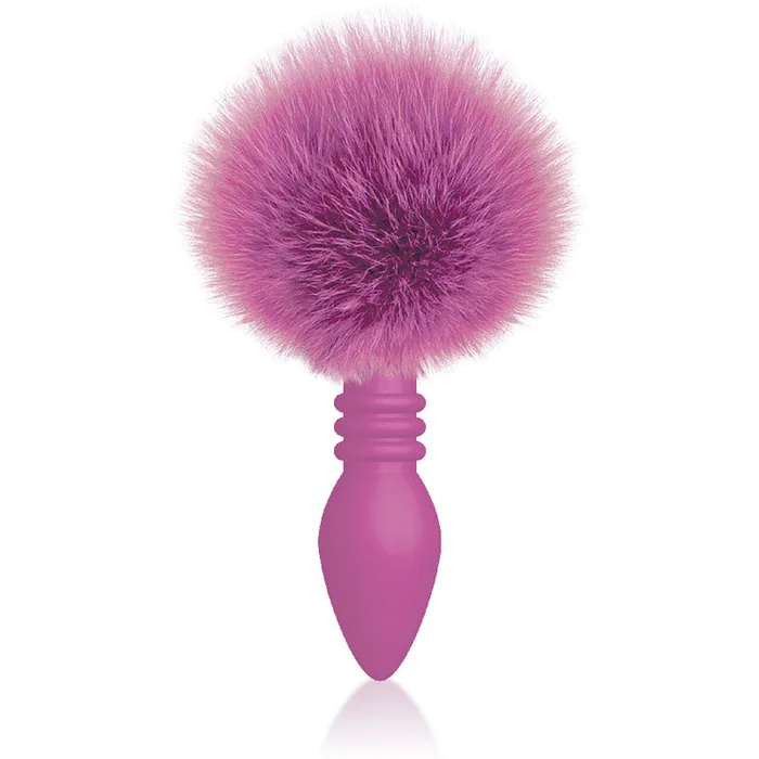 ShhhWndsr Male Sex Toys The 9s Cottontails Ribbed Butt Plug with Bunny Tail PINK ShhhWndsr Male Sex Toys The 9s Cottontails Ribbed Butt Plug with Bunny Tail PINK