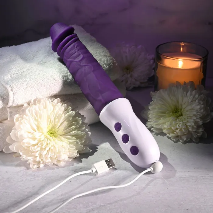 ShhhWndsr Vibrators Evolved PLUM THRUST Dildo ShhhWndsr Vibrators Evolved PLUM THRUST Dildo