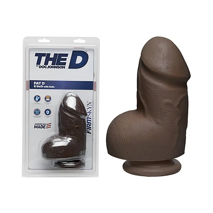 The D Fat D 6 inches With Balls Firmskyn Dildo Fairvillacom Dildos