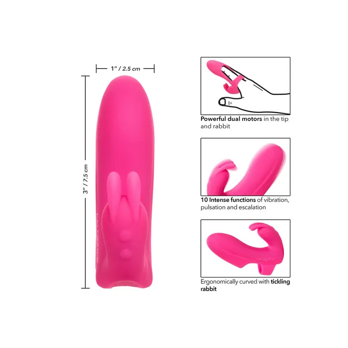 California Exotic Marvelous Pleaser Rabbit Finger Vibrator Female Sex Toys California Exotic Marvelous Pleaser Rabbit Finger Vibrator Female Sex Toys