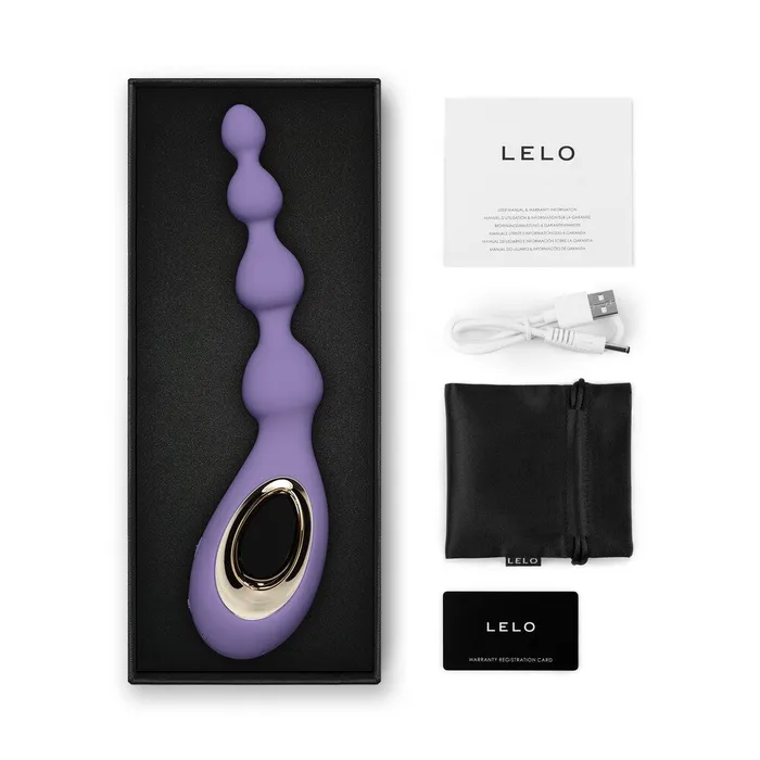 Lelo Anal Lelo Soraya Anal Beads Massager Violet Dusk Lelo Anal Lelo Soraya Anal Beads Massager Violet Dusk