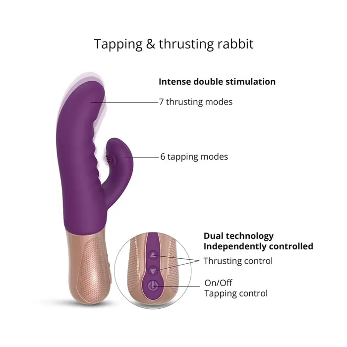 Love To Love Vibrators Love to Love Sassy Bunny Thrusting Vibrator