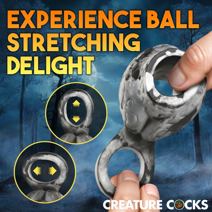 XR Brands Male Sex Toys Creature Cocks Night Prowler Ball Stretcher