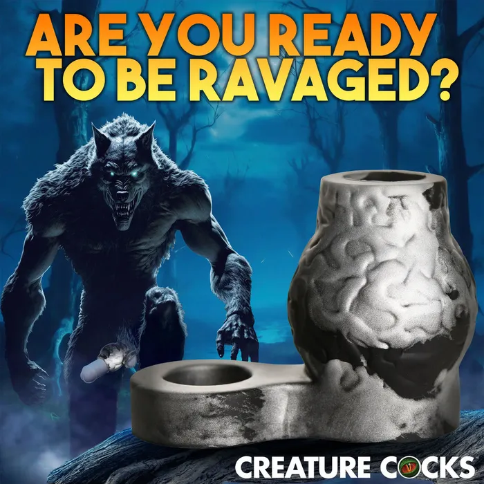 XR Brands Male Sex Toys Creature Cocks Night Prowler Ball Stretcher
